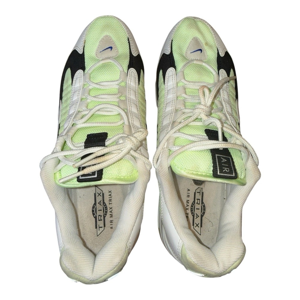 Nike Air Max Triax 96 Volt Size 12M 13.5W CT1104-700 Neon Green Royal Blue Suede - Picture 7 of 9